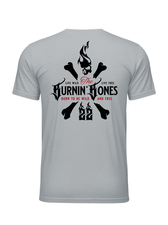T-Shirt Men BB22 - Skull Bones G/RBR