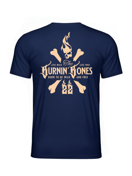 T-Shirt Men BB22 - Skull Bones N/VD