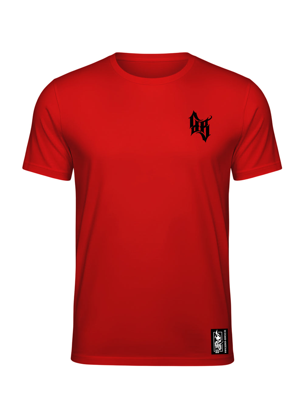 T-Shirt Men BB22 - Skull Bones R/B