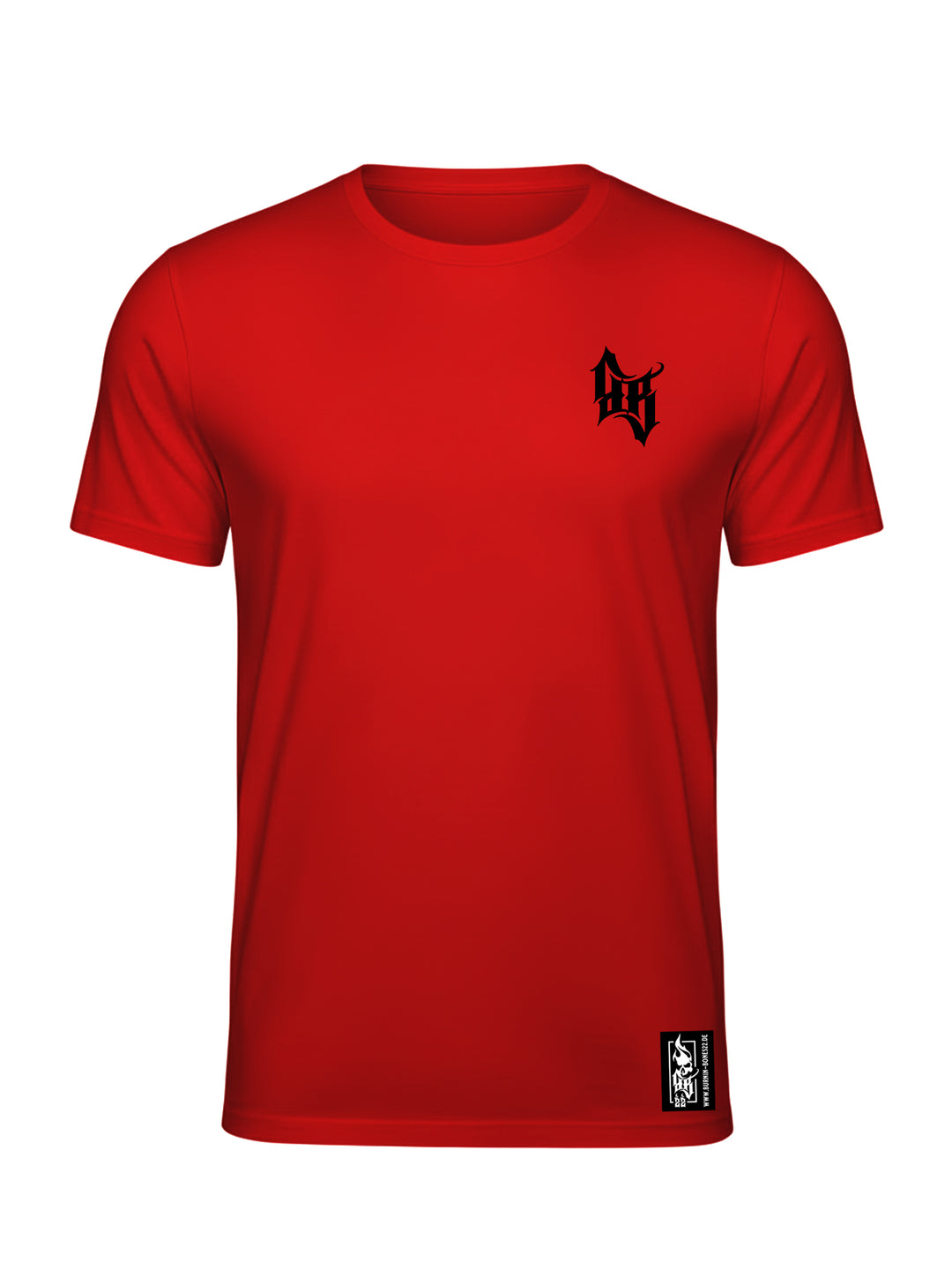 T-Shirt Men BB22 - Skull Bones R/B
