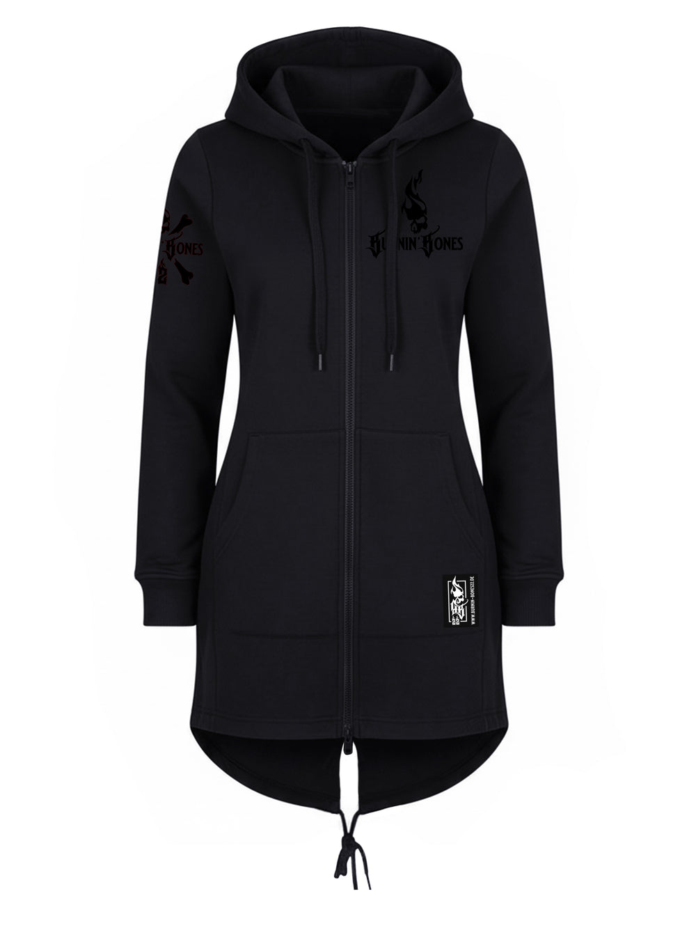 Hoodie-Jacke Long Women Big Original B/B