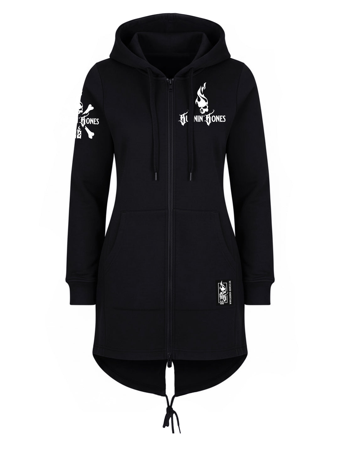 Hoodie-Jacke Long Women Big Original B/W