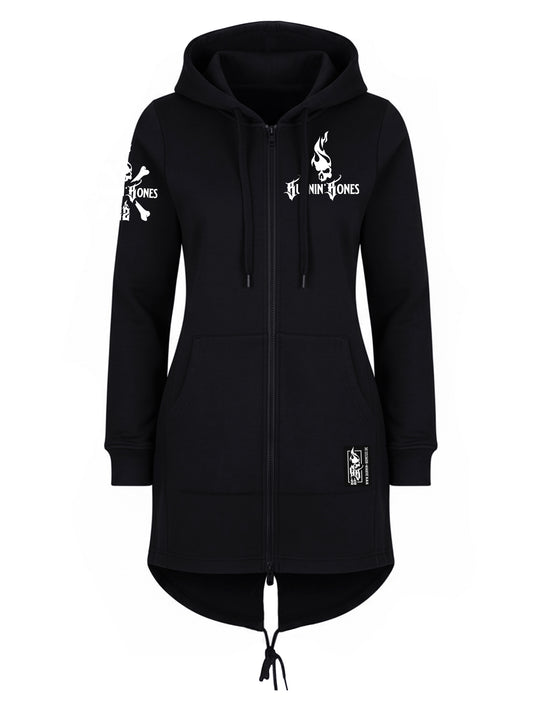 Hoodie-Jacke Long Women Big Original B/W